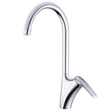 Kitchen mixer tap size comparison view