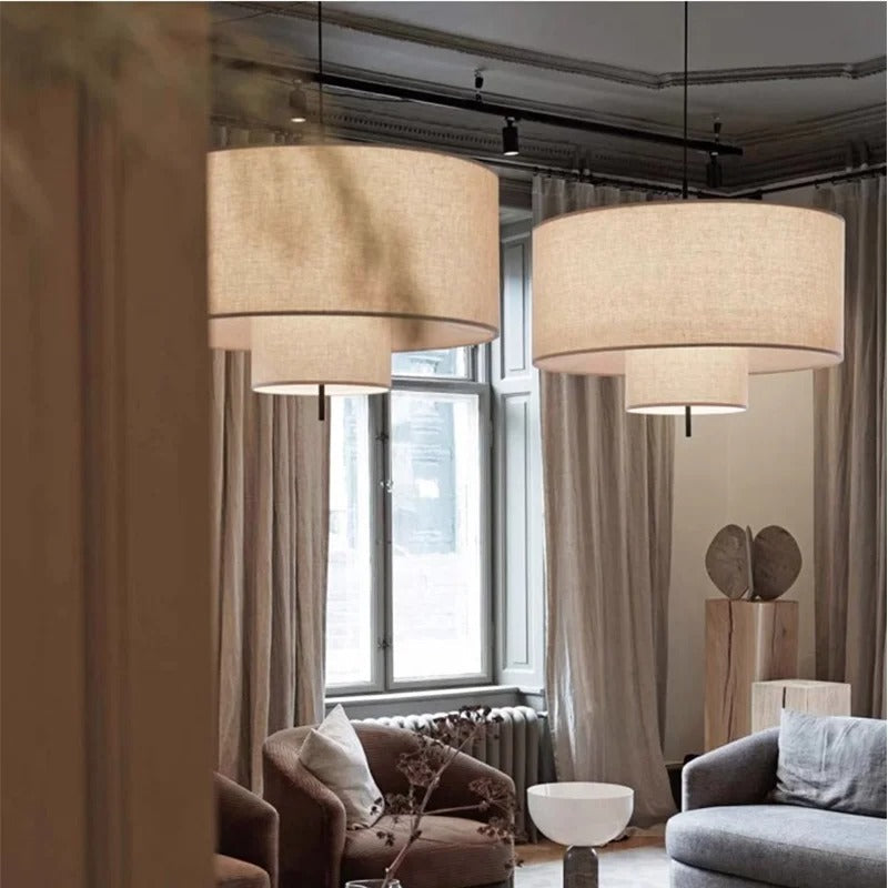Lightscape Chandelier Linear Weave Shade Design