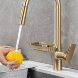Kitchen Faucet Rotating Spout Sink Detail