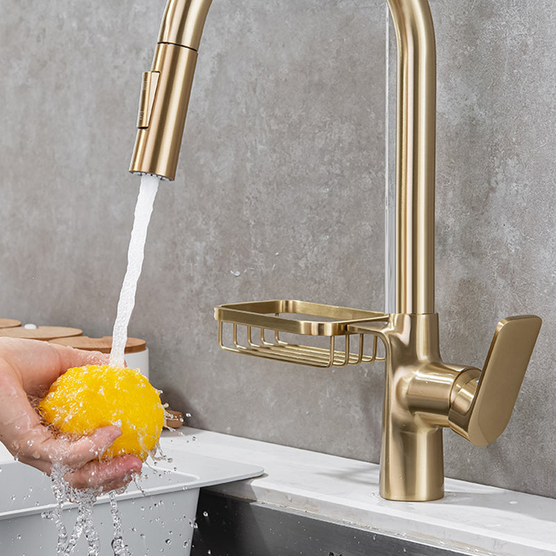 Kitchen Faucet Rotating Spout Sink Detail