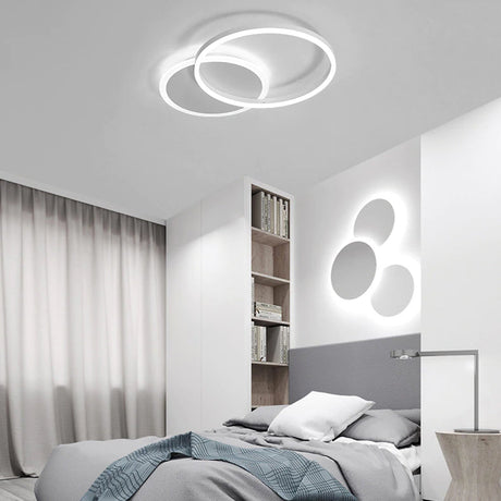 LunaRing LED Ceiling Light Dimmable Remote Control