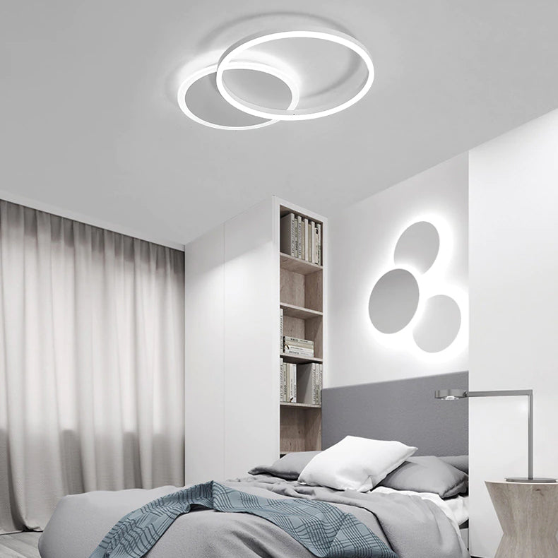 LunaRing LED Ceiling Light Dimmable Remote Control