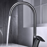 Brushed mixer tap for modern kitchen decor