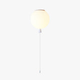 Balloon Ceiling Lamp Installed in Children's Room