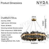 Aurelle Chandelier for Modern Home Decor Enthusiasts