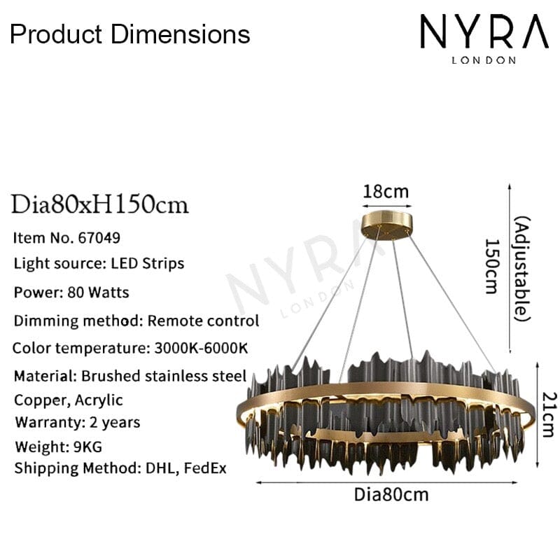 Aurelle Chandelier for Modern Home Decor Enthusiasts