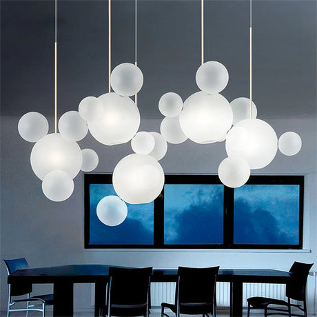 Acrylic and Glass Chandelier for Living Room