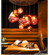 LED pendant warm ambient glow