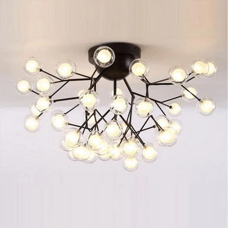 matte black or gold orb pendant light