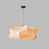 Minimalist Silk Pendant Lamp for Japanese-Inspired Decor
