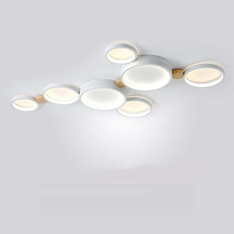 White Ceiling Light for Farmhouse Style Homes