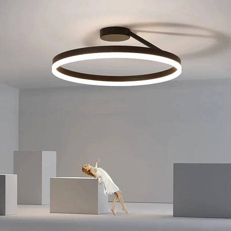 Gold Ceiling Light Bedroom Ceiling Accent View - OpalDwell