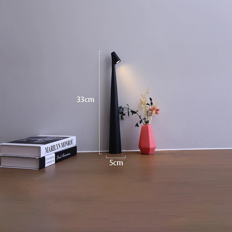 Nordic minimalist cordless table lamp full view