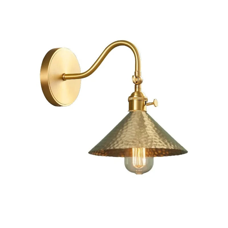 Bedroom wall sconce with pull chain