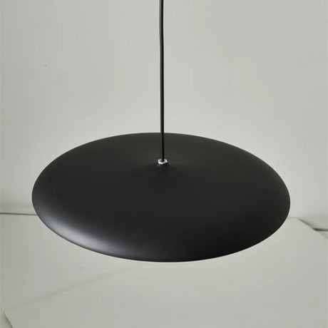 Minimalist Industrial-Chic Round Pendant Light with Warm LED Glow | OroDwell
