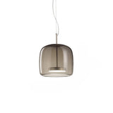 Glass Hanging Lamp Side View Detail