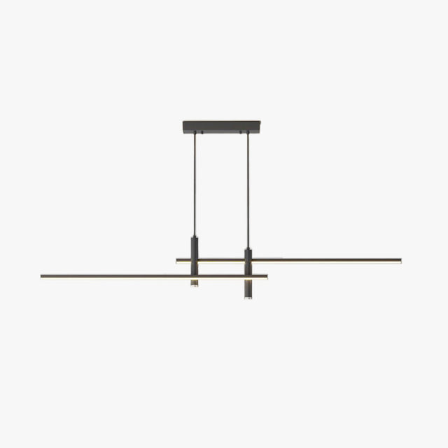 Metal Pendant Light Sleek Linear Silhouette