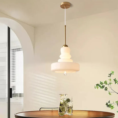 Glass and Brass Pendant Light for Contemporary Living Spaces | OroDwell