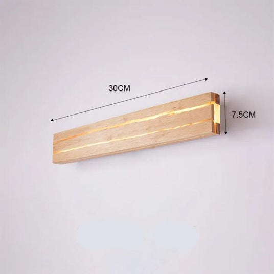 Wood Pattern Wall Light for Bedroom