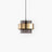 Solara Gold Glass Pendant Light for cozy nook decor - OpalDwell