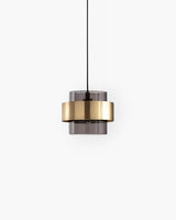 Solara Gold Glass Pendant Light for cozy nook decor - OpalDwell