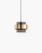 Solara Gold Glass Pendant Light for cozy nook decor - OpalDwell