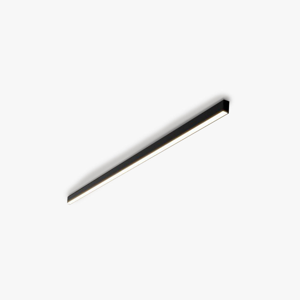 Black Linear Ceiling Light sleek black finish