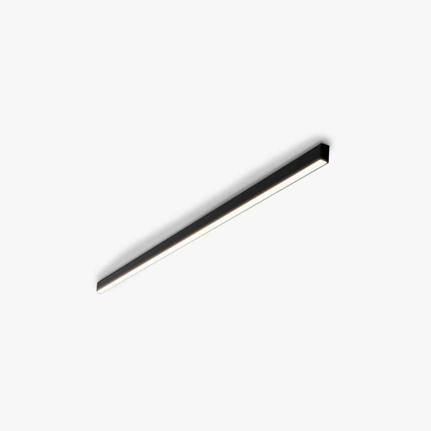 Noirline Black Linear Ceiling Light sleek black finish - OpalDwell