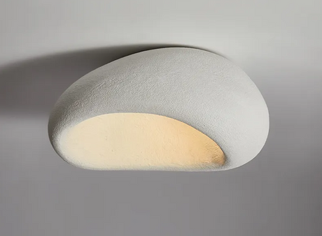 Sculptural ceiling lamp for living room decor