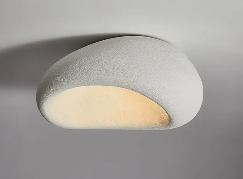 Sculptural ceiling lamp for living room decor