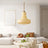 Glass and Metal Pendant Lamp for Contemporary Interiors