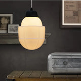 AstraLume Geometric Frosted Glass Pendant Light – Hero View - OroDwell