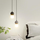 Pendant light close-up glass material detail