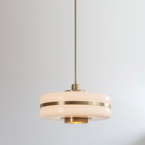 Glass Pendant Light Warm Ambient Glow for Home Decor - OpalDwell