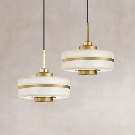 LumiNord Glass Pendant Lamp Nordic Minimal Design - OpalDwell