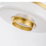 Glass Pendant Light Cable Length Detail Close-Up - OpalDwell