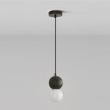 Glass LED lamp for contemporary home decor