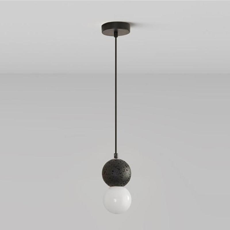 Glass LED lamp for contemporary home decor