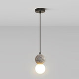 Sleek silhouette glass pendant light alternate view