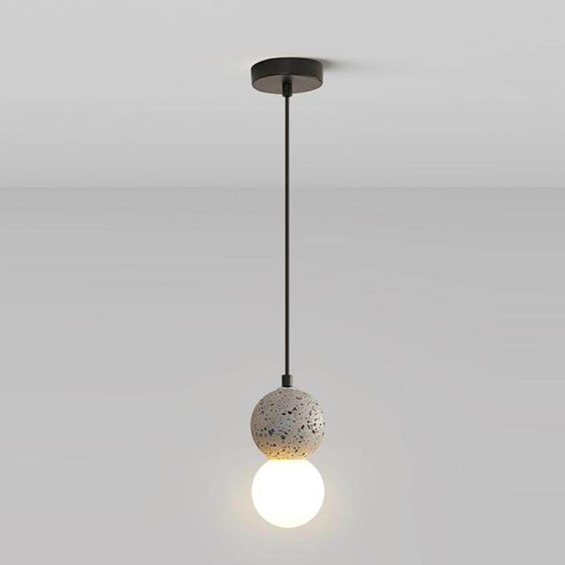 Sleek silhouette glass pendant light alternate view