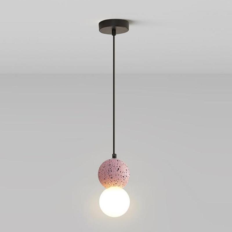 Glass pendant light for bedroom and dining room decor