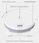 LumaNova Bedside Lamp with Bluetooth Speaker