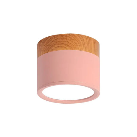 Cylindra Ceiling Light Alternate Angle - OroDwell