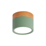 Aluminum Ceiling Light Cylindrical Silhouette Detail View - OroDwell