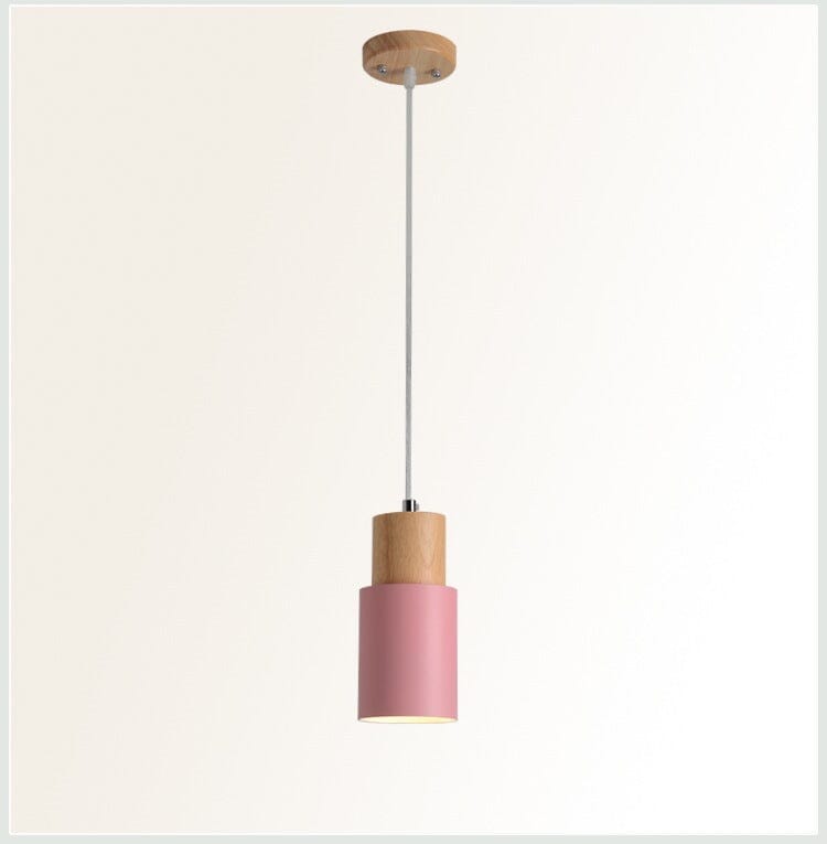 Liora Pendant Light Front View Aluminum Finish