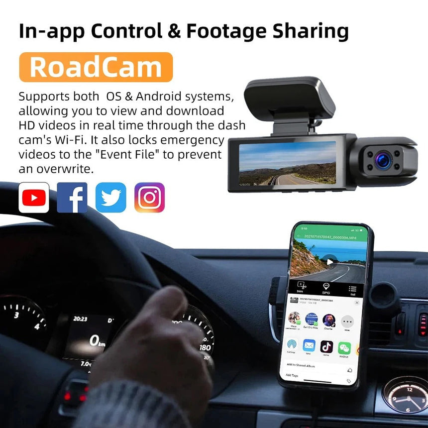 Dash Cam Side Profile Detail View OpalDwell