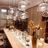 Bubble Glass Pendant Ceiling Plate Detail