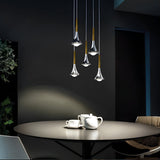 Water-Drop Shaped Metal Pendant Detail