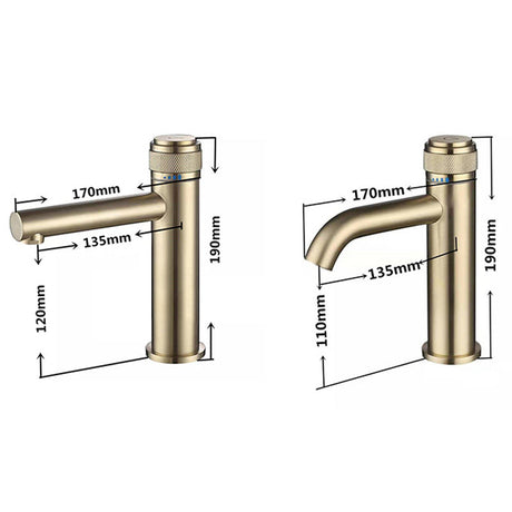 Single-handle bathroom mixer faucet close-up view - chrome finish spout