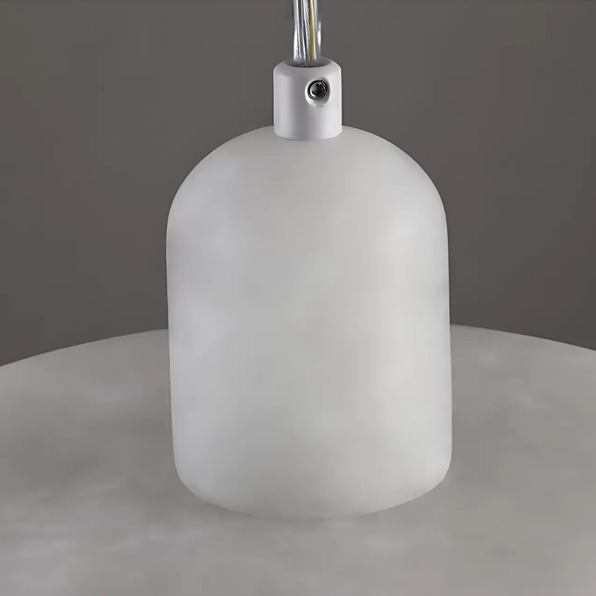 Elara Marble Pendant Light in a bedroom setting | OroDwell